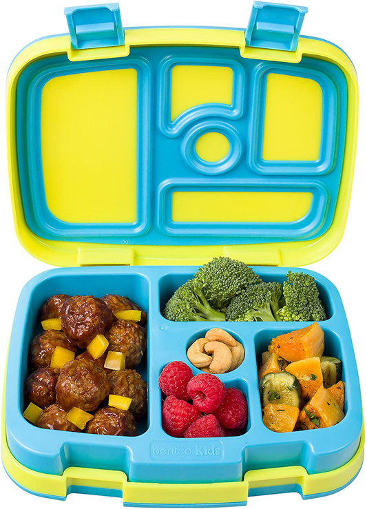 Bentgo Kids Brights – Leak-Proof, 5-Compartment Bento-Style Kids Lunch Box